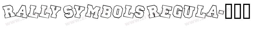 Rally Symbols Regula字体转换
